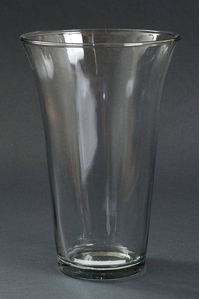 7.5" X 11.5" RIVIERA GLASS VASE CLEAR