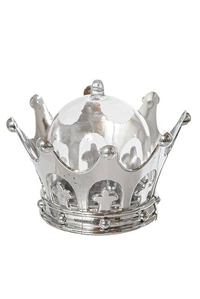 3.25"x 2.5" CROWN BOX SILVER PKG/12