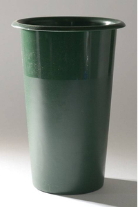 9" X 14" PLASTIC STOCK VASE GREEN