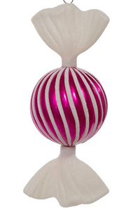 7.5" SWIRL CANDY W/GLITTER FUCHSIA