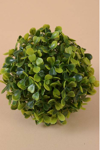 5" PLASTIC BOXWOOD BALL GREEN