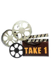 23.5" X 18" METAL MOVIE WALL DECOR