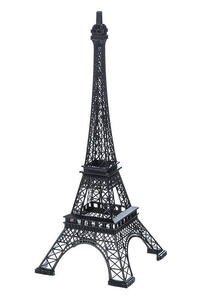 19.25" METAL EIFFEL TOWER BLACK