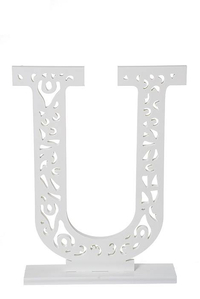 19.75" CARVED LETTER "U"