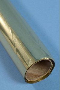 30" X 50FT METALIZED KRYSTALPHANE ROLL GOLD/GOLD