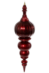 28" JUMBO ORNAMENT CANDY BURGUNDY