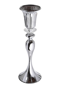 22" METAL BOUQUET STAND SILVER
