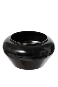 4.25"x 7.25"x 5" POTPOURRI BOWL (PKG/6) BLACK