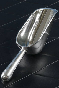6.25" X 2" CANDY SCOOP SILVER PKG/6