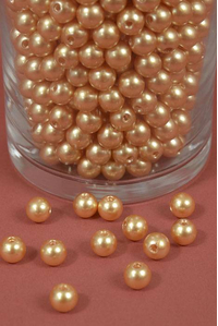 10MM ABS PEARL BEADS GOLD PKG(500g)