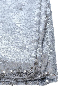 60" X 5YDS SEQUIN NETTING SILVER
