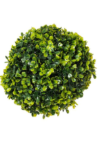 8" PLASTIC BOXWOOD BALL GREEN