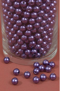 8MM ABS PEARL BEADS PURPLE PKG(500g)