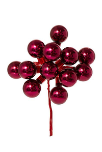 20MM GLOSS GLASS BALL BURGUNDY PKG/144