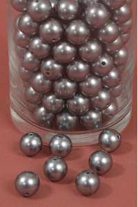 14MM ABS PEARL BEADS GREY PKG(500g)