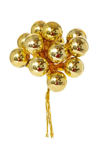 20MM GLOSS GLASS BALL GOLD PKG/144