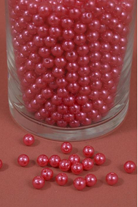 8MM ABS PEARL BEADS RED PKG(500g)