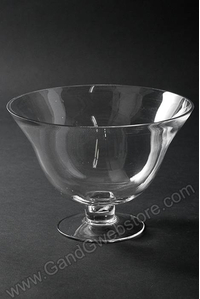 4.25" X 9" X 6.25" GLASS BOWL CLEAR