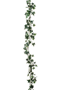 6FT ENGLISH IVY GARLAND GREEN/WHITE