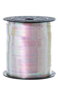 3/16" X 250YD HOLOGRAPHIC CURLING RIBBON (WHITE)