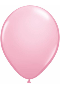 11" ROUND STANDARD LATEX BALLOON PINK PKG/100