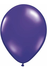 11" ROUND JEWEL LATEX BALLOON QUARTZ PURPLE PKG/100