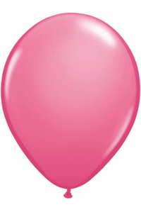 11" ROUND FASHION LATEX BALLOON ROSE PKG/100