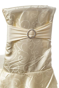 CHAIR COVER ACCESSORY (PK10)(IVORY)