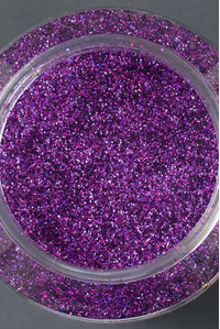 16OZ X .015" LAZER GLITTER PURPLE