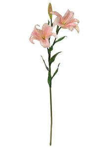 35" Artificial Tiger Lily Pink