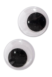 1.5CM GOOGLY MOVING EYES WHITE/BLACK PKG/100