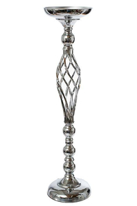 25" METAL BOUQUET STAND SILVER