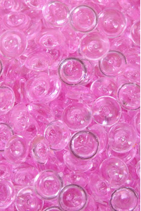 MINI PLASTIC PEBBLES LILAC PKG/1LB