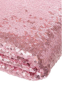60" X 5YDS SEQUIN NETTING PINK
