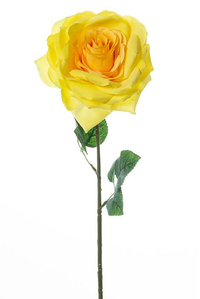 20" OPEN ROSE SPRAY YELLOW