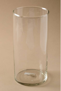 3.50" X 7.5" CYLINDER VASE CLEAR