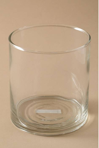 3.50" X 3.75" CYLINDER VASE CLEAR