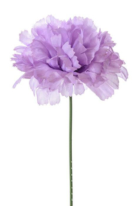 7" SILK CARNATION PICK LAVENDER PKG/100