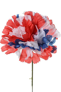 7" CARNATION PICK TRICOLOR PKG/100