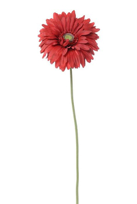 29" SILK GERBERA DAISY RED