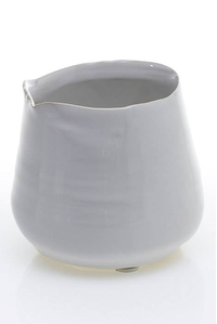 3" X 3.25" CERAMIC TEGAN POT WHITE