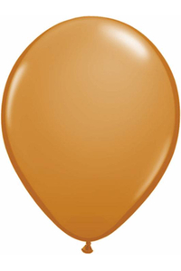 11" ROUND FASHION LATEX BALLOON MOCHA BROWN PKG/100