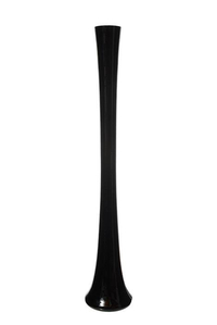 2.25" X 23.50" SKYLINE VASE BLACK