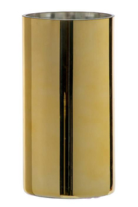 5" x 10" CYLINDER VASE GOLD