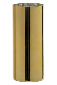 5" x 12" CYLINDER VASE GOLD