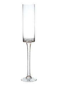 2.5" X 15.75" STEM GLASS CLEAR