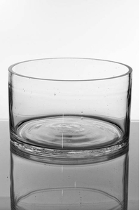 10" X 6" CYLINDER VASE CLEAR