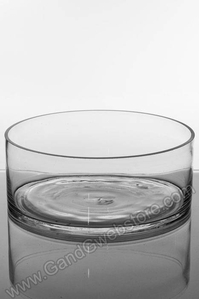 10" X 4" CYLINDER VASE CLEAR