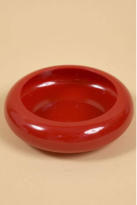 7.25" FRISBEE DISH RED PKG/6