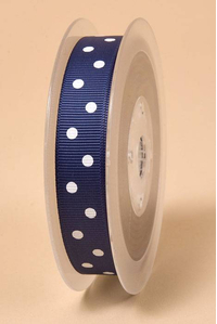 5/8" X 17YDS GROSGRAIN LIGHT NAVY #365